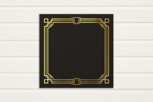 Art Deco Frame Single Line Sketch