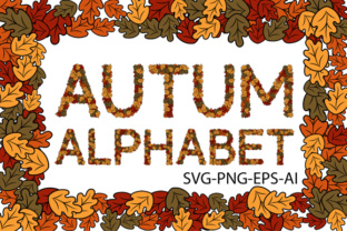 Autumn Letters a-Z: Graphics for Crafts