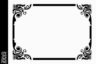 Decorative Flora Ornament Border