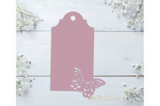 Decorative Tag with Butterfly