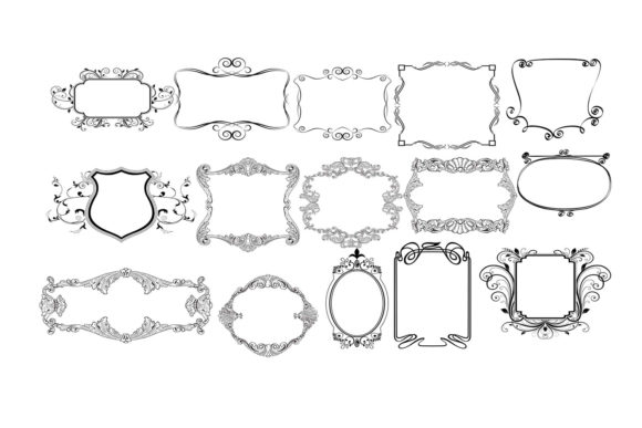 Digital Frames for Graphics and Decorative Elements