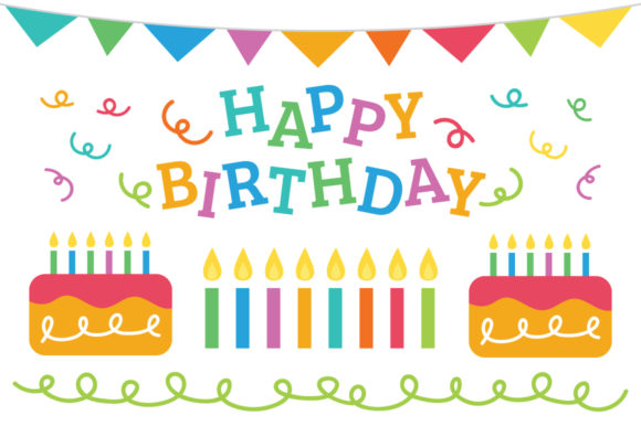 Happy Birthday Party Clip Art Set