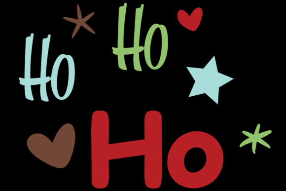 Ho Ho Ho Christmas Santa Graphics and Crafts