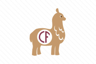 Llama Monogram Frame – Crafts & Monogram Frames