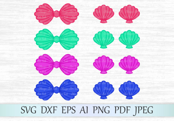Mermaid Bra: Graphics for Decorative Elements