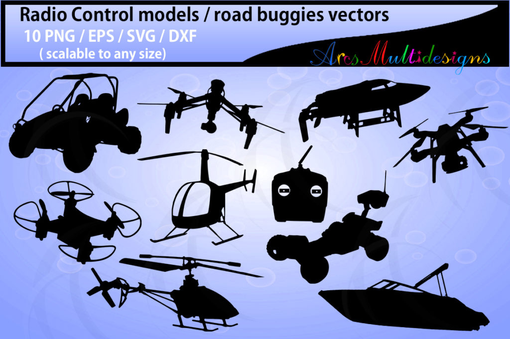 Radio Control Model Silhouette Graphics