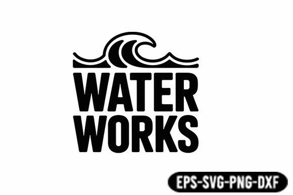 Water Works Plumbing Minimal SVG: Graphics and Crafts