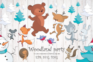 Woodland Party Bundle Graphics